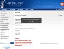 Tablet Screenshot of olsztyn.sr.gov.pl