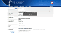 Desktop Screenshot of biskupiec.sr.gov.pl