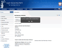 Tablet Screenshot of biskupiec.sr.gov.pl