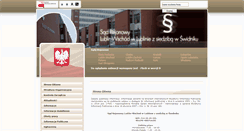 Desktop Screenshot of lublin-wschod.sr.gov.pl