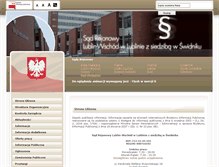 Tablet Screenshot of lublin-wschod.sr.gov.pl