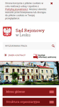 Mobile Screenshot of lesko.sr.gov.pl