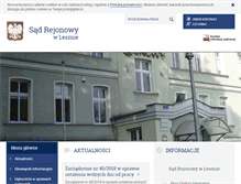 Tablet Screenshot of leszno.sr.gov.pl
