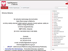Tablet Screenshot of malbork.sr.gov.pl