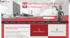 Desktop Screenshot of katowice-wschod.sr.gov.pl