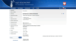 Desktop Screenshot of lidzbarkwarminski.sr.gov.pl