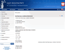 Tablet Screenshot of lidzbarkwarminski.sr.gov.pl