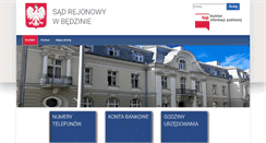 Desktop Screenshot of bedzin.sr.gov.pl