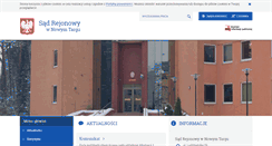Desktop Screenshot of nowytarg.sr.gov.pl