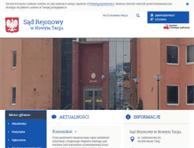 Tablet Screenshot of nowytarg.sr.gov.pl