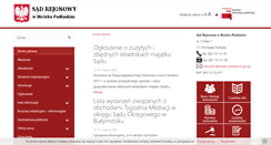 Desktop Screenshot of bielsk-podlaski.sr.gov.pl