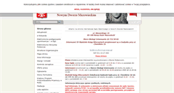 Desktop Screenshot of nowydwormaz.sr.gov.pl