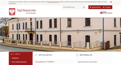Desktop Screenshot of brzesko.sr.gov.pl
