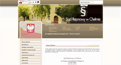 Desktop Screenshot of chelm.sr.gov.pl