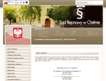 Tablet Screenshot of chelm.sr.gov.pl