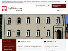 Tablet Screenshot of lobez.sr.gov.pl
