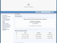 Tablet Screenshot of bip.mikolow.sr.gov.pl