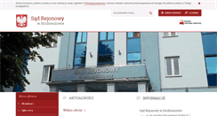 Desktop Screenshot of hrubieszow.sr.gov.pl