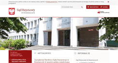 Desktop Screenshot of kozienice.sr.gov.pl