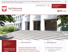 Tablet Screenshot of kozienice.sr.gov.pl