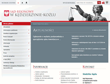 Tablet Screenshot of kozle.sr.gov.pl