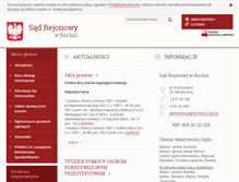 Tablet Screenshot of bochnia.sr.gov.pl