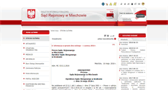 Desktop Screenshot of miechow.sr.gov.pl