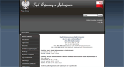 Desktop Screenshot of jedrzejow.sr.gov.pl