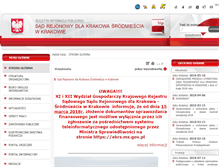 Tablet Screenshot of krakow-sr.sr.gov.pl
