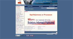 Desktop Screenshot of bip.przysucha.sr.gov.pl