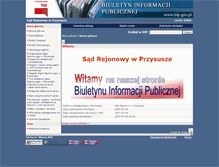 Tablet Screenshot of bip.przysucha.sr.gov.pl
